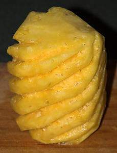 Pineapple, eyes removed