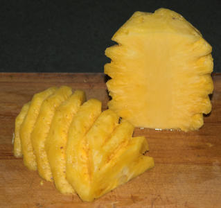 Pineapple halved