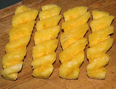 Pineapple slices